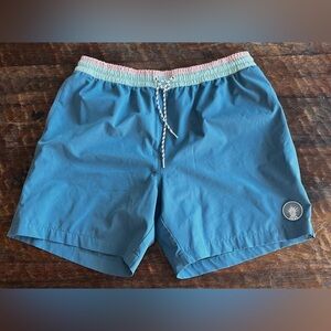 chubbies Swim Trunks blue with lining men’s XL
